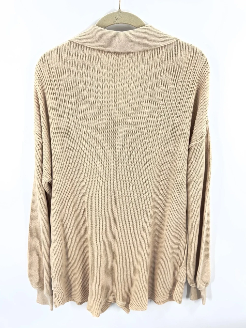 Free People oversized shipped fabric